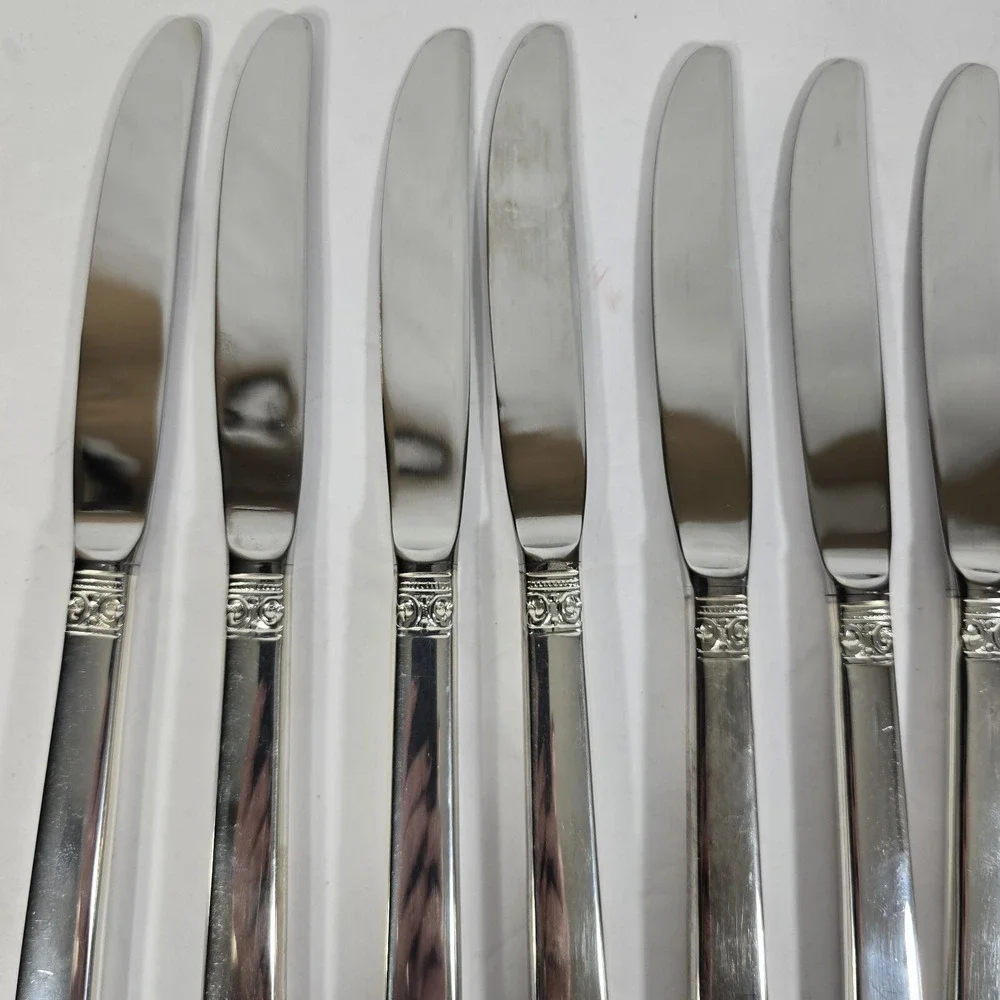 Lot Of 8 Wallace Eps Knives Stainless Steel
